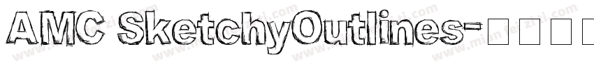 AMC SketchyOutlines字体转换